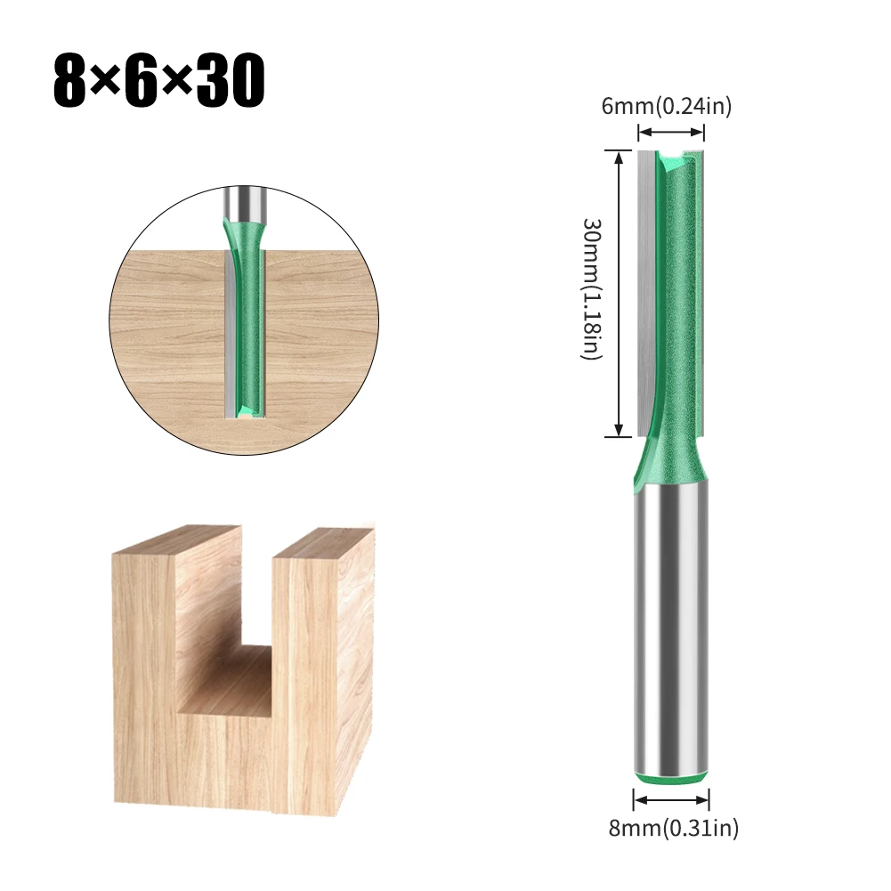Tungsten Carbide Router Bit 3Mm 20Mm Wood Milling Cutter Straight UK