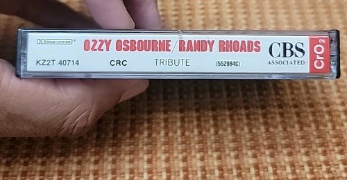 Ozzy Osbourne/Randy Rhoads - Tribute (Cassette, 1987, CBS) Used - Picture 2 of 7