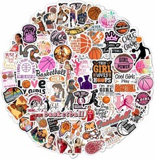 BulbaCraft 100Pcs Basketball Stickers for Girls