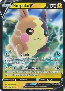 Morpeko V - 079/202 Sword & Shield Ultra Rare Pokemon - NM/MINT