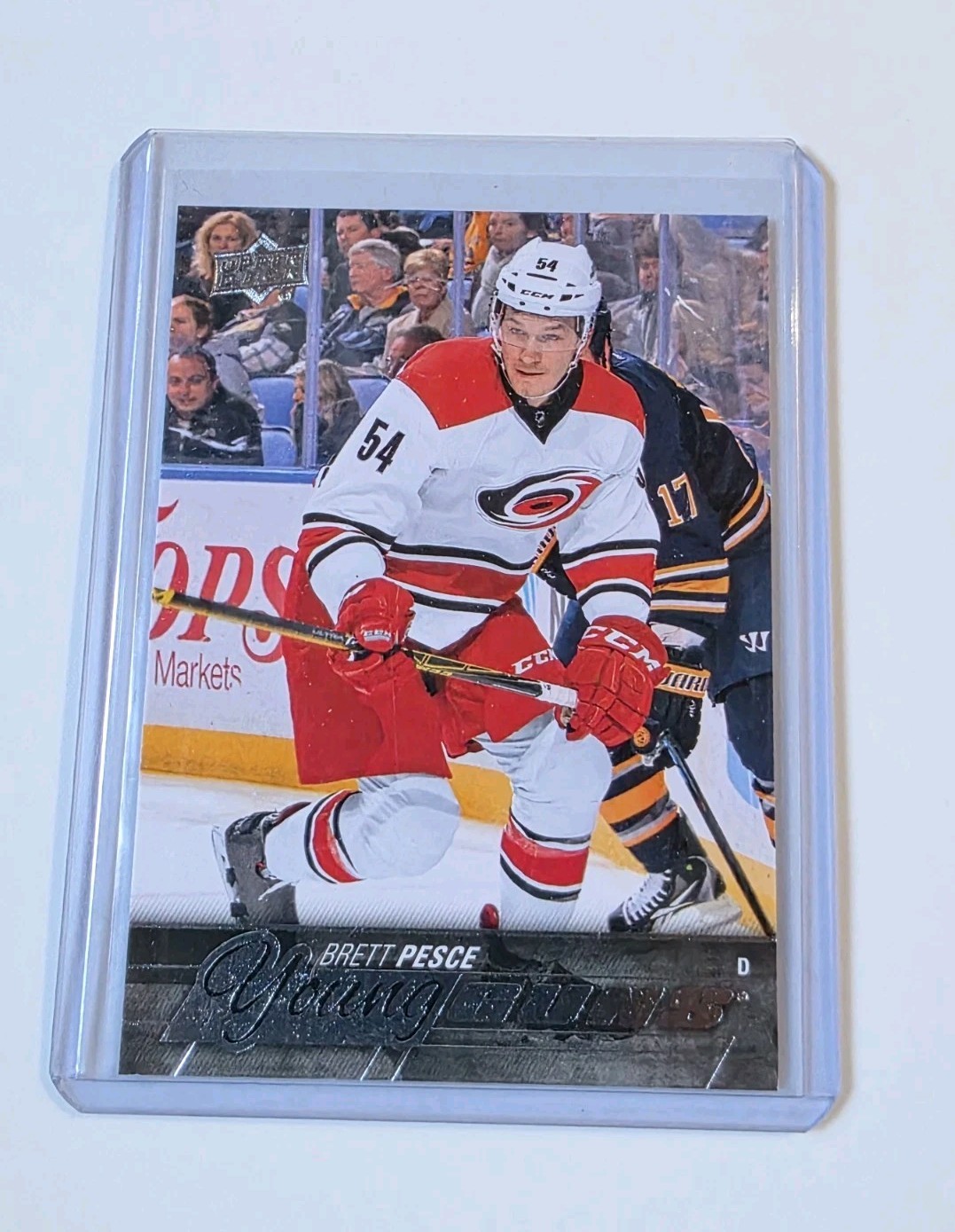 15/16 UD SERIES 2 BRETT PESCE YOUNG GUNS RC SP ROOKIE #487