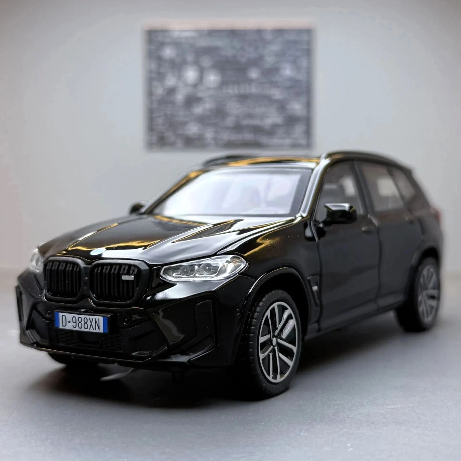 1:32 BMW X3M X3 SUV 2025 Alloy Diecast Car Model Sound Light Kid's Collectibles