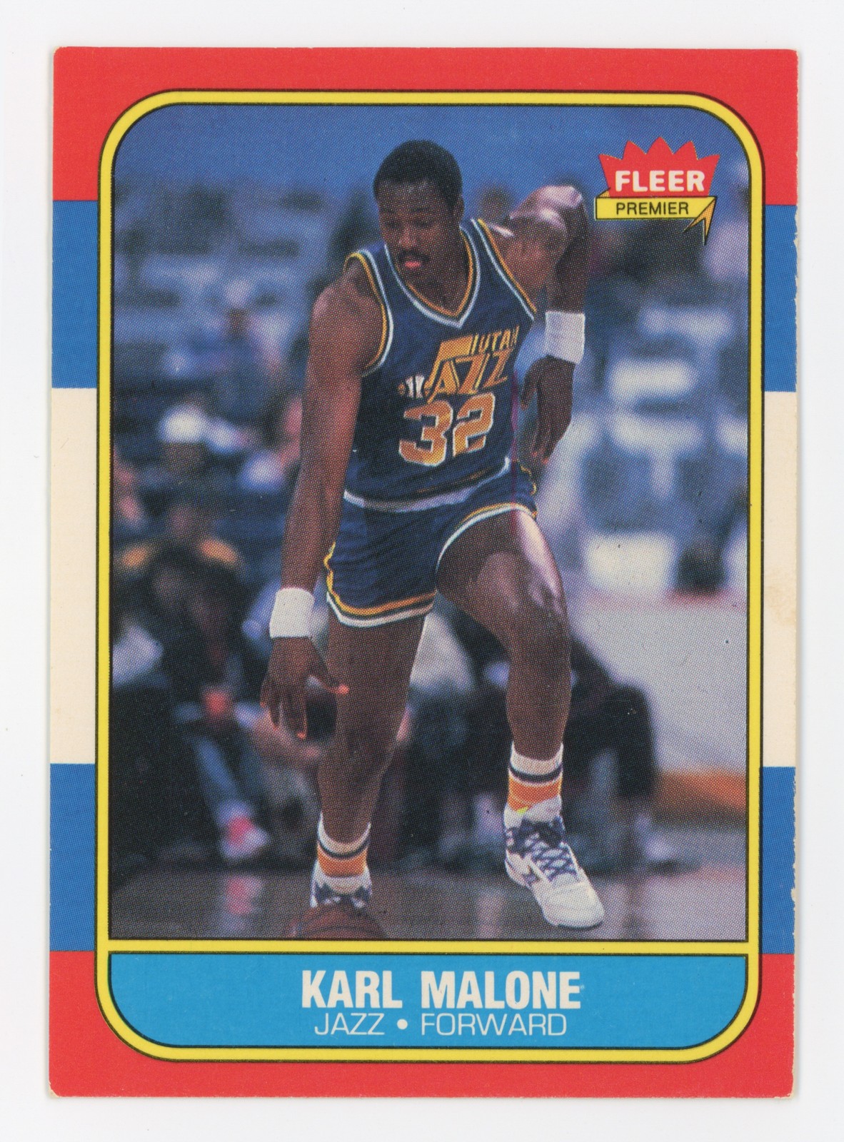 1986 FLEER Karl Malone #68 EX-MT