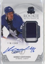 2020-21 Upper Deck The Cup Rookie 118/249 Mikko Lehtonen #177 Patch Auto 11e9