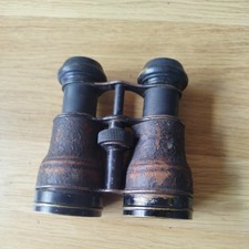 Vintage Army & Navy ~12x Binoculars ~Brass (DEB26)