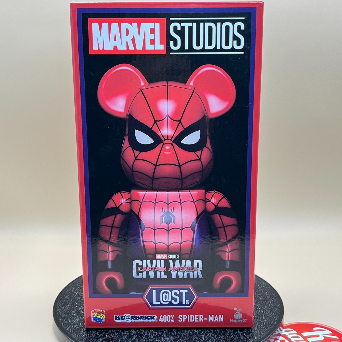ラスト賞　BE@RBRICK 400% SPIDER-MAN CIVIL WAR BE＠RBRICK MARVEL STUDIOS L@ST 400% Civil War Spider-Man MARVEL