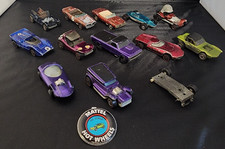 Vintage Lot of 12 Hot Wheels Redline Cars - The Demon, Custom Firebird, and More