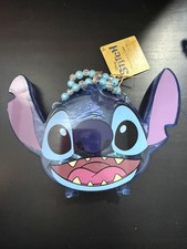 Disney Stitch Hair Accessory Purse Set with Case Bows Barrettes Hair Ties Clips
