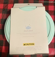 Cloud Island 3-Pack Children Plates. Pink, Lavender, Green. NEW. sealed.