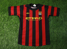 MANCHESTER CITY 2011-2012 FOOTBALL SHIRT JERSEY AWAY UMBRO ORIGINAL SIZE YOUNG L