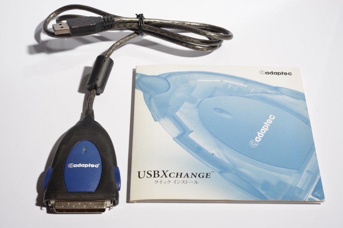 Adaptec USBXchange USB to SCSI HD50 Adapter w 50-Pin IDC Cable Mac