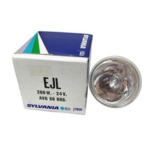 Sylvania GTE EJL Projector Lamp 200W 24V Blue Top Halogen Bulb Sold As Is