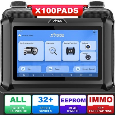 XTOOL X100PADS Immobilizer Key Programmer Scanner All System Diagnostic Tool FCA