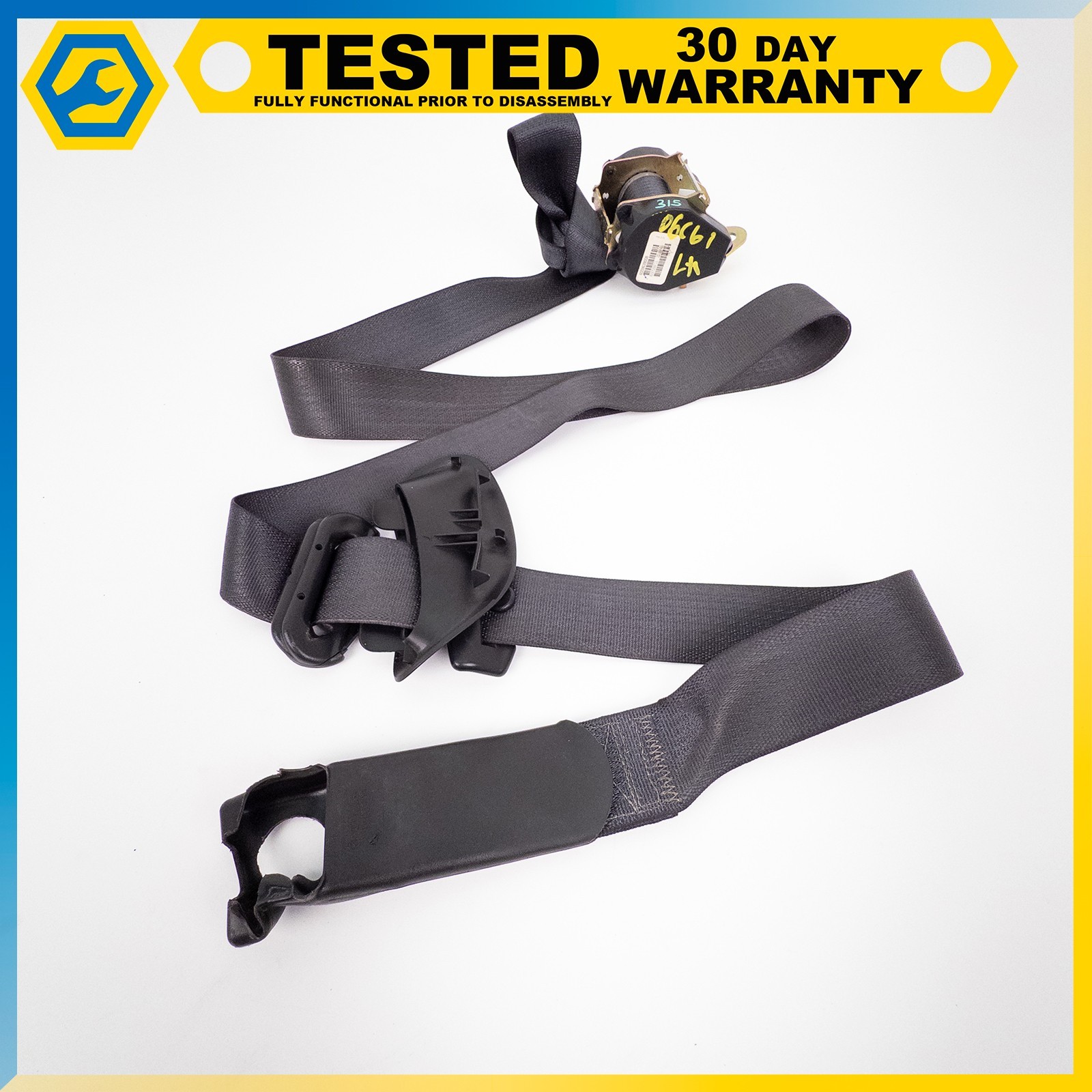 05-13 CHEVROLET CORVETTE C6 FRONT LEFT DRIVER SIDE SEAT BELT RETRACTOR OEM