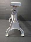 Antique Vintage Painted Cast Iron & Wood Paper Towel Roll Holder Cottage Core — photo 7