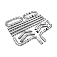 T304 Stainless Steel 3 Inch Custom Exhaust Pipe Kit 16 Gauge Custom Straight ...