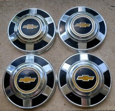 4 Four Chevy Truck Dog Dish Hubcaps 34 Ton 12 73-87 Driver Cond Oem C20 2wd 4 Four Chevy Truck Dog Dish Hubcaps 34 Ton 12 73-87 Driver Cond Oem C20 2wd