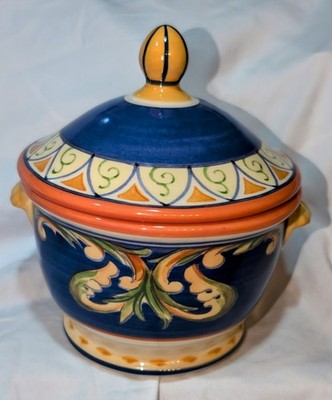 Pfaltzgraff Villa Della Luna Individual Soup Pot Bowl With Lid 