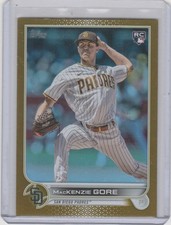 MacKenzie Gore 2022 Topps Gold Foil Rookie