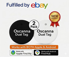 Bluetooth Tracker Tag iPhone Android Find My Device Key Finder Dual System