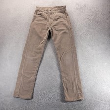 VTG Levis 505 Pants Mens 30x31 Beige Corduroy Straight Made In USA 80s