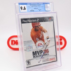 PS2 / PlayStation 2 MVP 06 2006 NCAA BASEBALL - CGC GRADED 9.6 A+! NEW & Sealed!