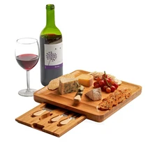 Machika Charcuterie Board Gift Set: Charcuterie Board Set, Bamboo C... Fast Ship