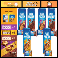 High Protein Snack Bars, Low Sugar Gluten Free, Energy Boosting Variety Pack, 36