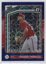 2024 Donruss Optic Rated Prospects Blue Velocity Prizm Yohandy Morales #192 00jz