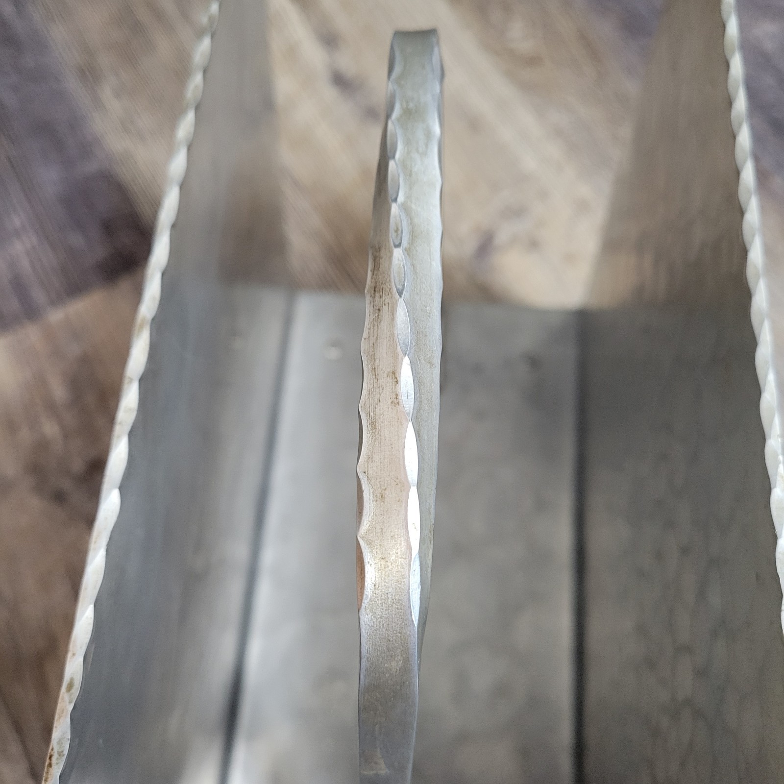 Vtg RARE Arthur Armour Butterfly Dogwood Magazine Rack Stand Holder Aluminum