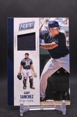 Gary Sanchez #13 2016 Panini Black Friday Memorabilia Set New York YankeesMEM