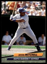 Kevin Mitchell 1992 Ultra #434 Mariners MLB READ FREE SHIPPING AutographDen
