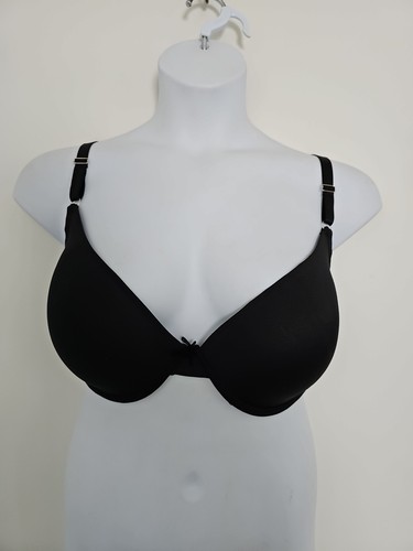 Midnight Muse Intimates Black Bra size 42DD Underwire Adj. Straps Lightly Lined