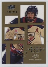 2024-25 Upper Deck PWHL UD Portraits Gold 382/399 Laura Stacey #UDP-7 02q2