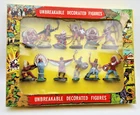 Vintage 12 Pack of Hand Painted American Indian Figures. Marx? Hong Kong