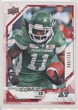2019 Upper Deck CFL Red 86/150 Ed Gainey #52 01ki
