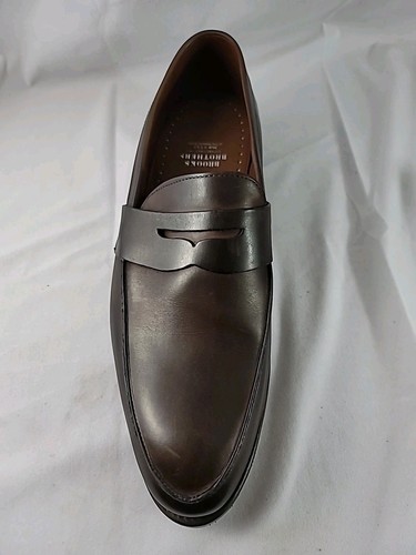Brooks Brothers Sz 13 EEE Brown Dress Penny Loafers - USA - NEW BOX & FREE SHIP - Picture 2 of 10