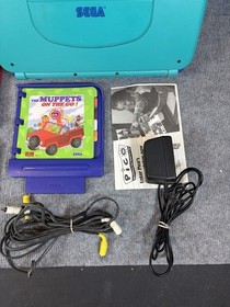 SEGA PICO LEARNING SYSTEM CONSOLE ORIGINAL BOX GAMES 5 TESTED RARE HTF COMPLETE