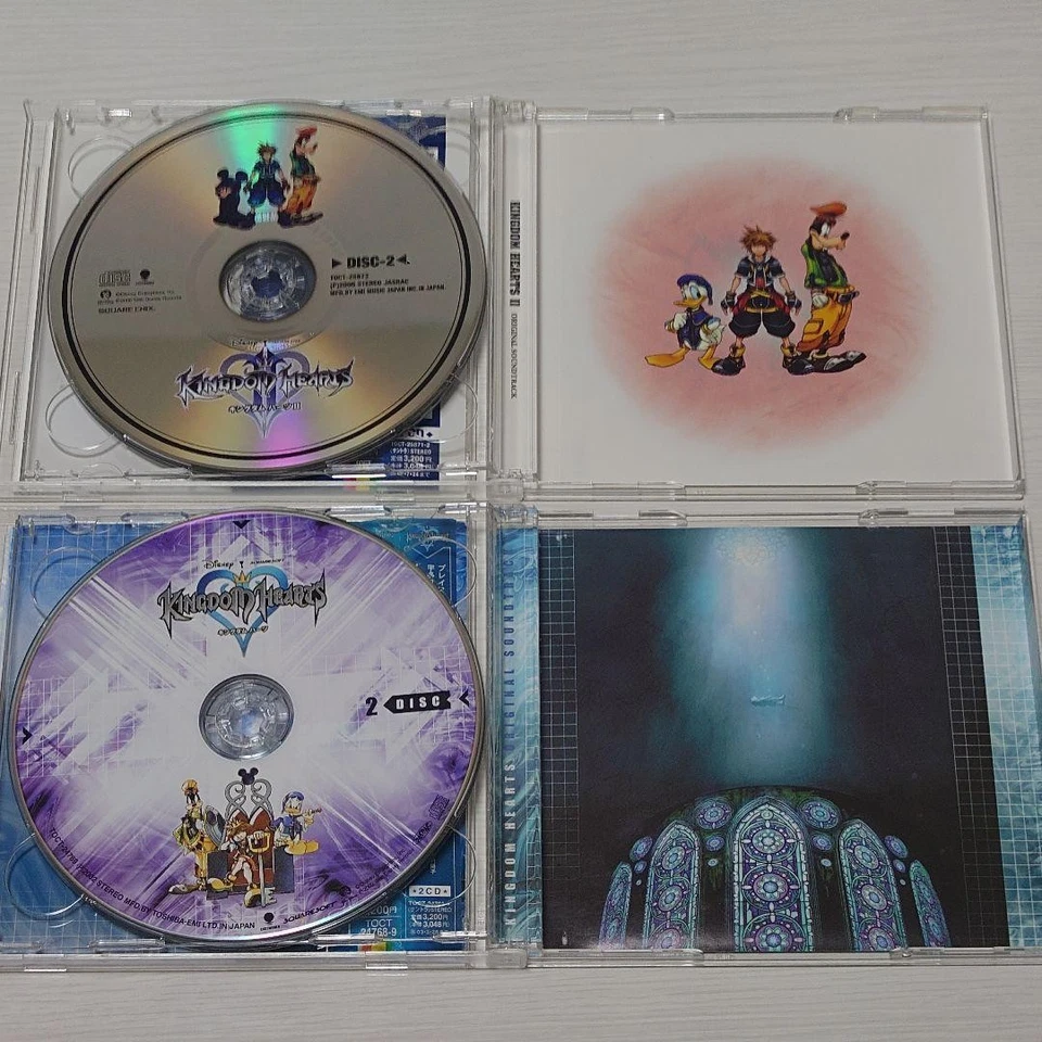 Kingdom Hearts Original Soundtrack OST 1 2 2 CD Lot SET - Image 3 of 3
