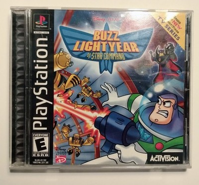 Buzz Lightyear of Star Command(PS1) - Black Label - Sony PlayStation 1 - TESTED!