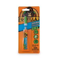 Gorilla 6802502 High strength Ultra Control Super Glue Gel 15 gm. Pack of 6 