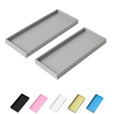 Mriluvy Vanity And Bathroom Tray, 15" ABS Countertop Organizer,Waterproof