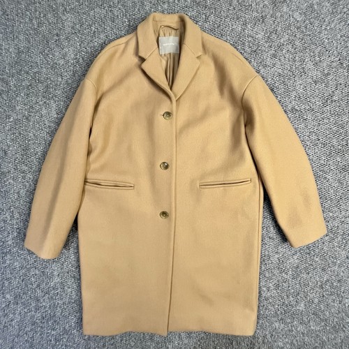 Everlane Women's The Cocoon Wool  Blend Top Coat in Camel Sz 2 Capsule EUC