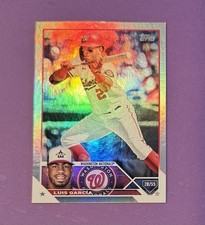Topps Luis García Washington Nationals 2023 Series 1 Parallel Card #193