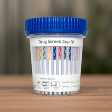 14 Panel Drug Testing Cup - inc. Alcohol, Fent, Kra, PSY - Free Shipping
