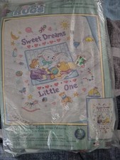 "Sweet Dreams" Cross Stitch Baby Quilt