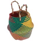 Geflochtene Aufbewahrungskörbe Aufbewahrungskorb Stoff Tragbarer