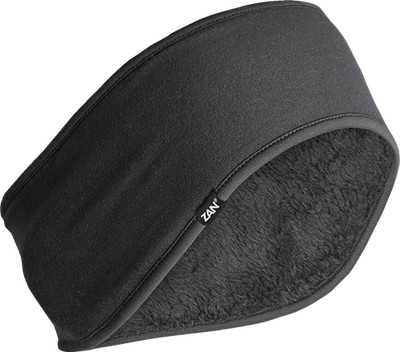 ZAN HEADGEAR Ear Warmer SportFlex Headband High Pile Black WEWH114