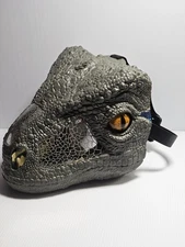 Jurassic World Chomp 'n Roar Mask Velociraptor Blue Mask - Tested