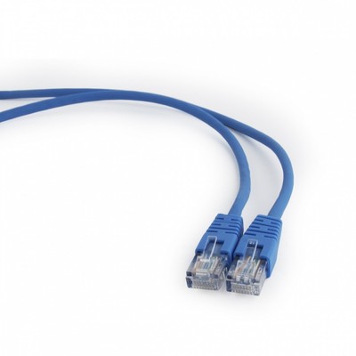 8716309038348 Patch Cord Cat5e UTP 1m blue GEMBIRD